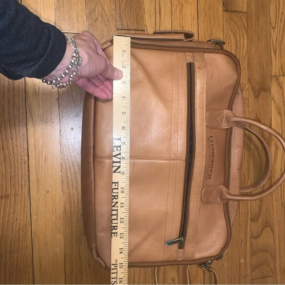 Glenmorangie Tan Leather Bag Vintage